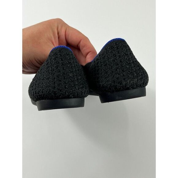 Rothy's The Point Black Honeycomb Knit Flats *NO SIZE NO INSOLES* Size 5.5 READ - Picture 5 of 10